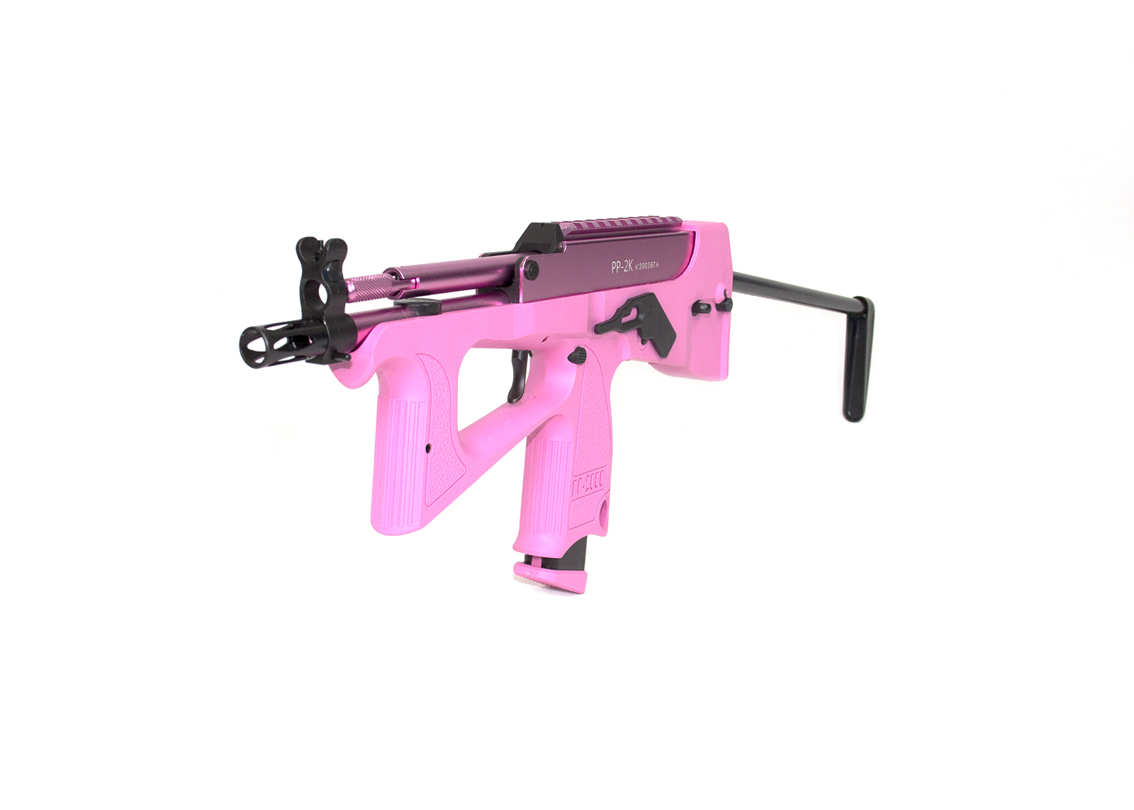 PP-2K 9mm Gas Blow Back Submachine Gun-Pink (with gas magazine) PP-2K 9mm Gas Blow Back Submachine Gun-Pink (with gas magazine)