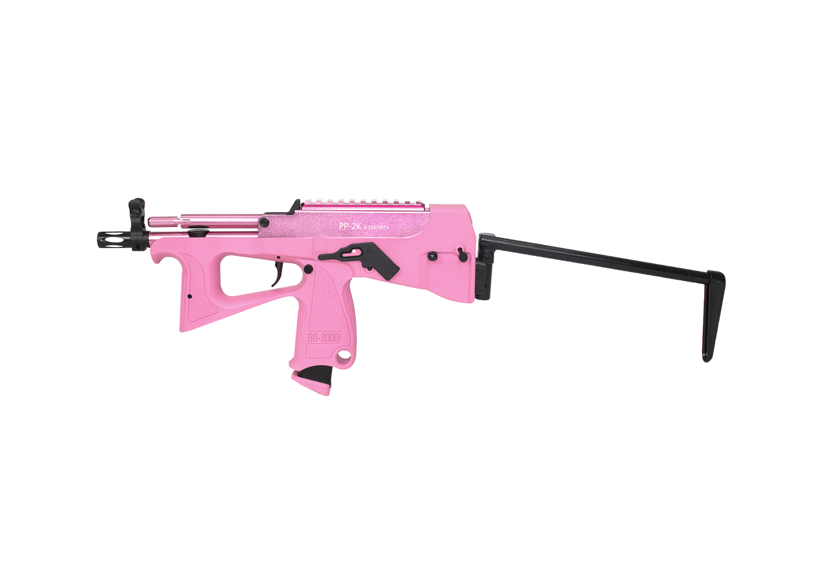 PP-2K 9mm Gas Blow Back Submachine Gun-Pink (with gas magazine) PP-2K 9mm Gas Blow Back Submachine Gun-Pink (with gas magazine)