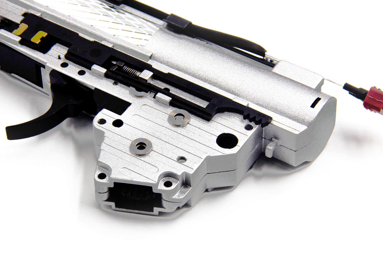 Complete Upgraded Gear Box Set for AK47S, Front Wire(Torque Type|S130+, 8mm) - Modify Airsoft parts