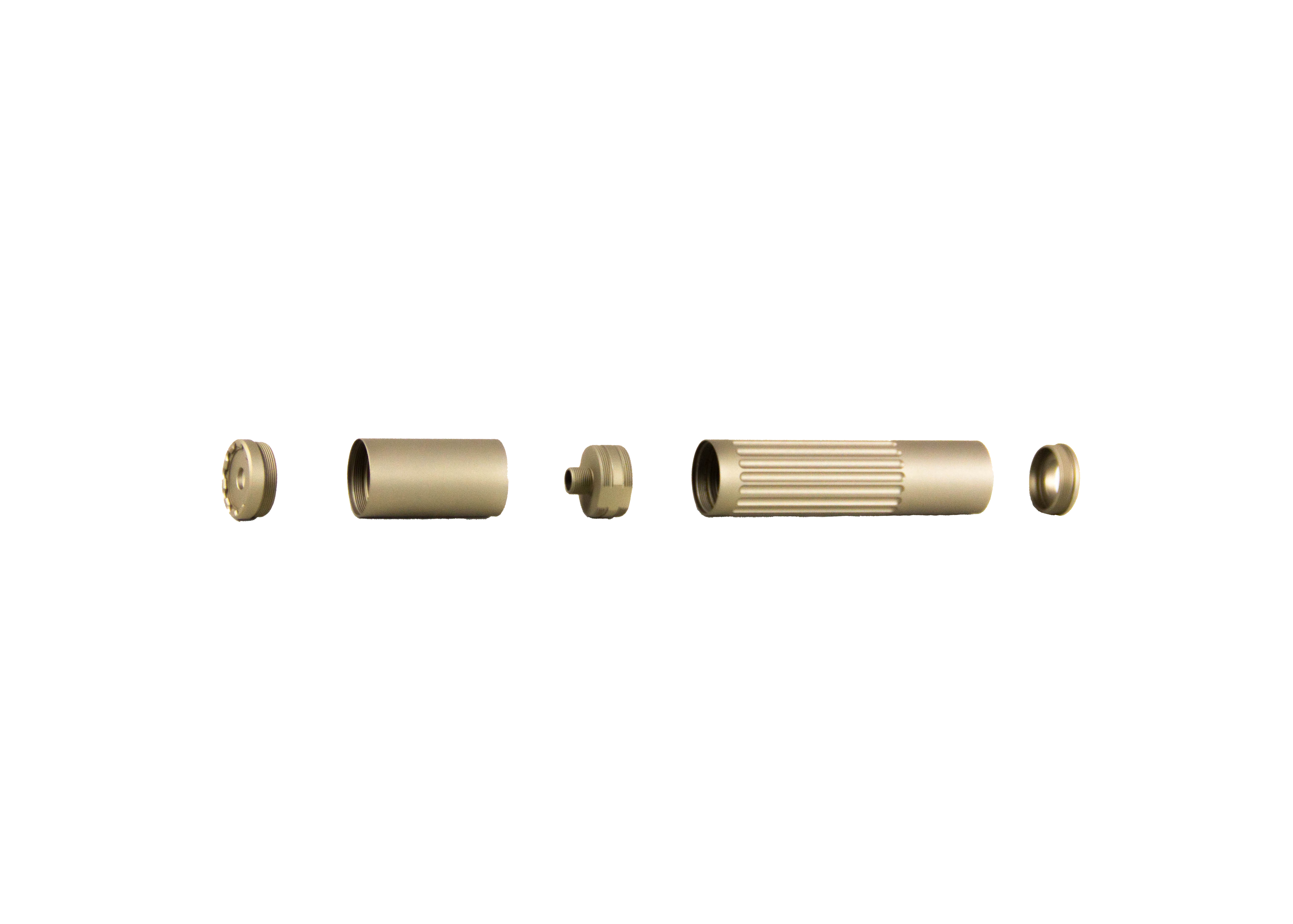 OBserver Tracer Compatible Over-Barrel Mock Suppressor (14mm CCW) (TAN)